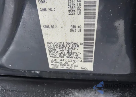 2018 Nissan Altima 2.5 Sl from USA, damaged, VIN 1N4AL3AP4JC124514